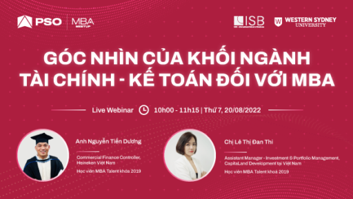 MBA Meetup: Góc Nhìn Của Khối Ngành Tài Chính – Kế Toán Đối Với MBA