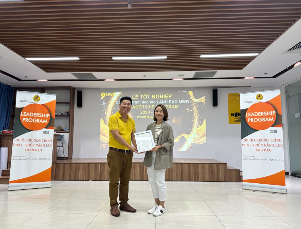 Chị Diệp Khánh Trà hoàn thành chương trình Lãnh đạo MWG