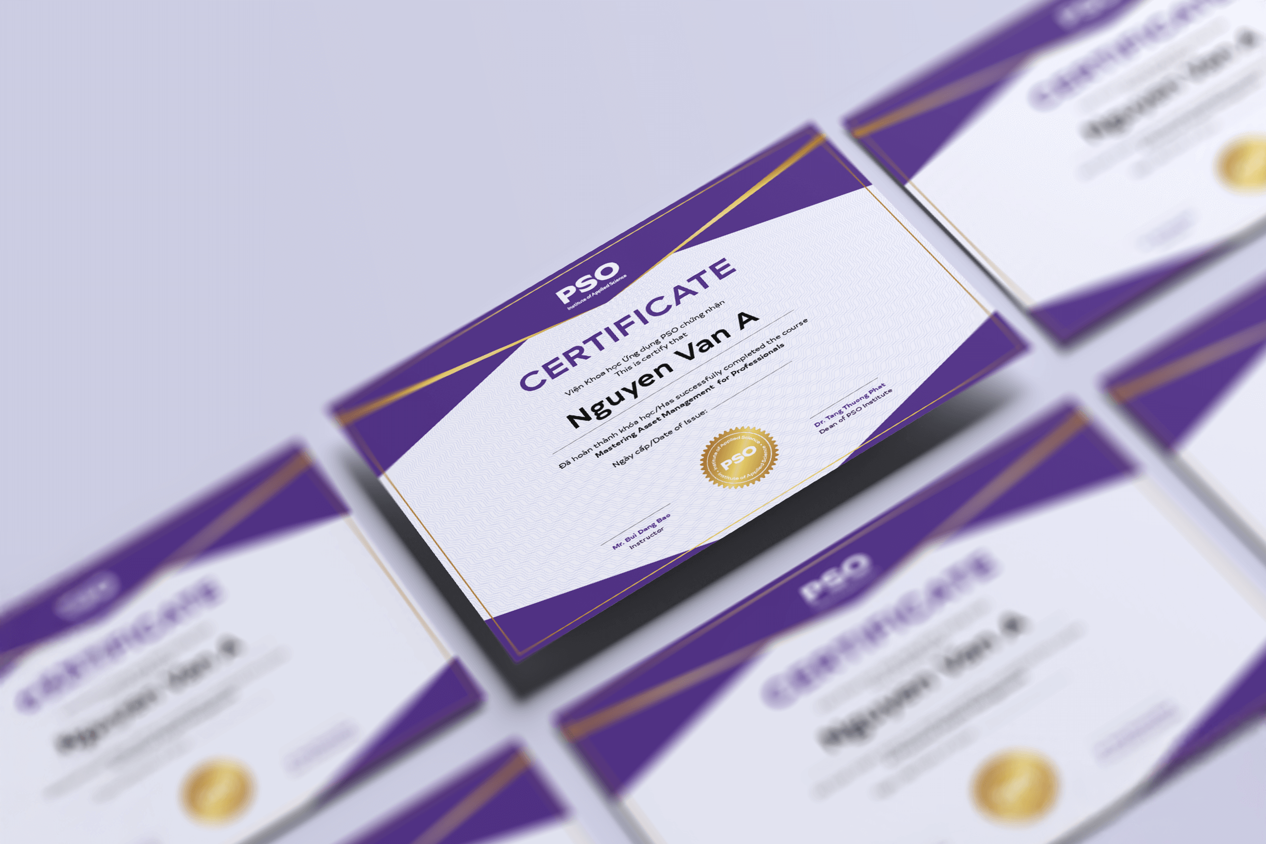 Mastering Asset Management for Professionals- certificate